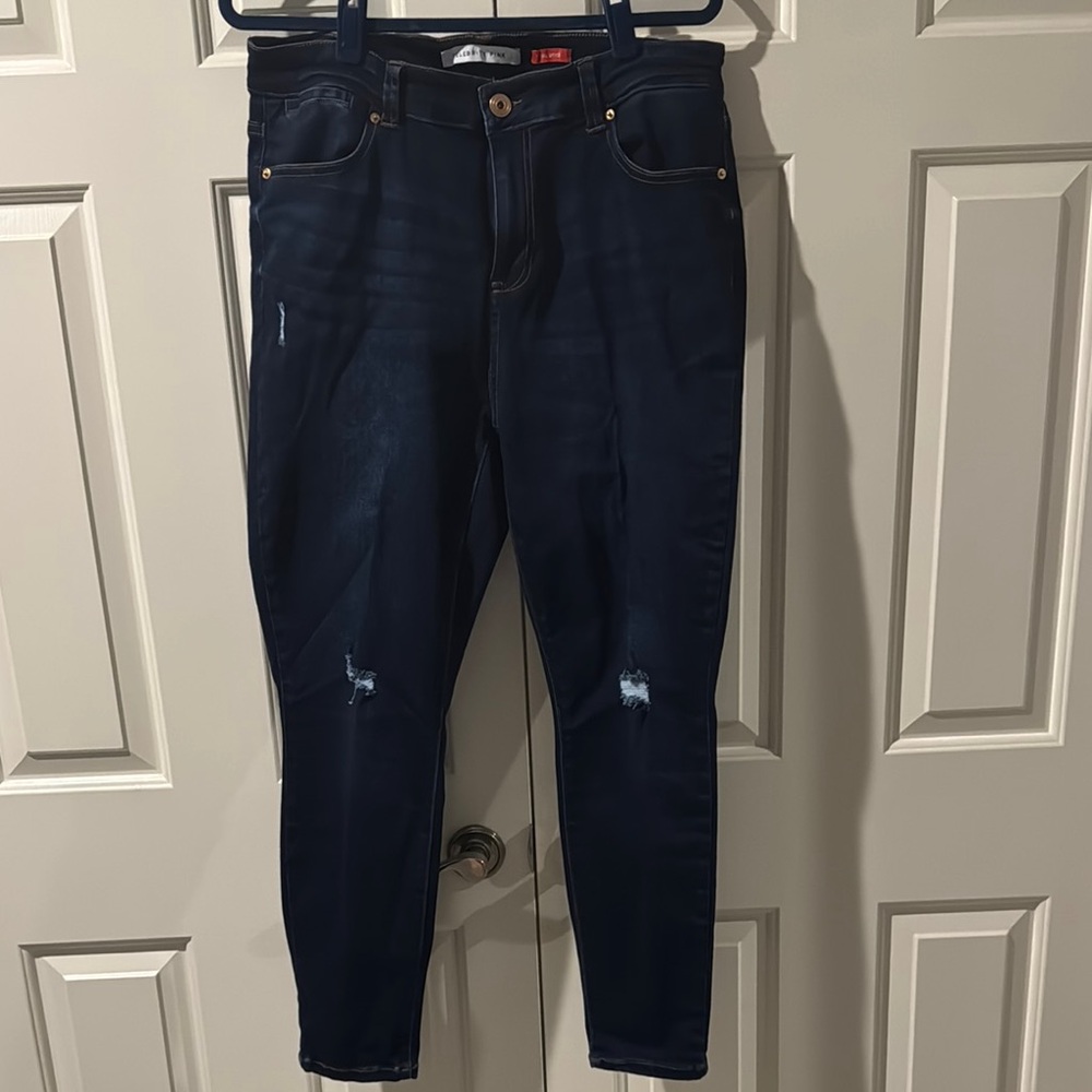 Celebrity Pink Skinny Blue Jeans